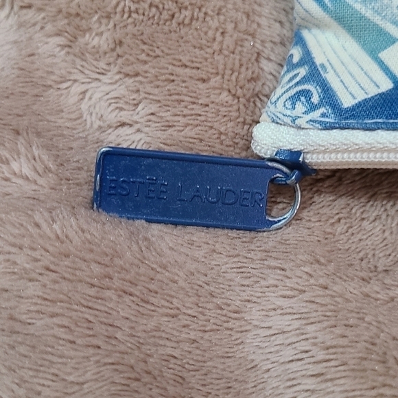 Vintage Estee Lauder Travel Design Makeup Cosmetic Bag - Picture 4 of 4